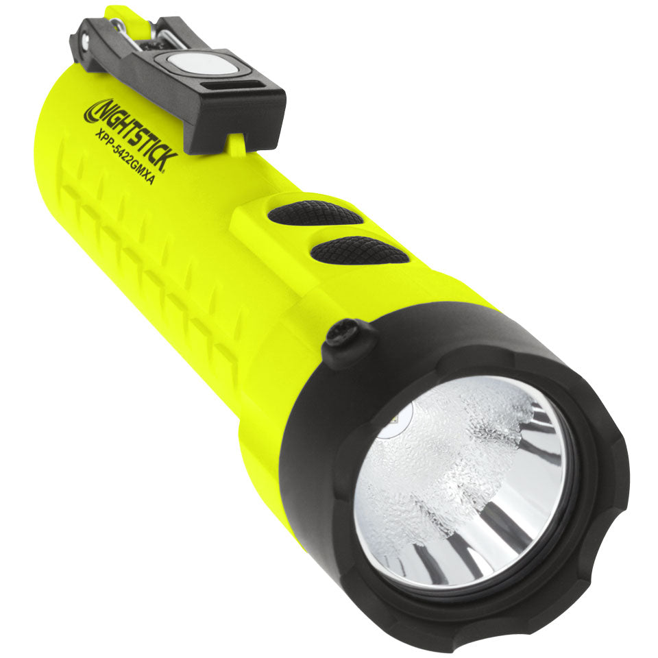 Nightstick - Intrinsically Safe Dual-Light Torch w/Magnets - 3 AA (not included) - Green - ATEX