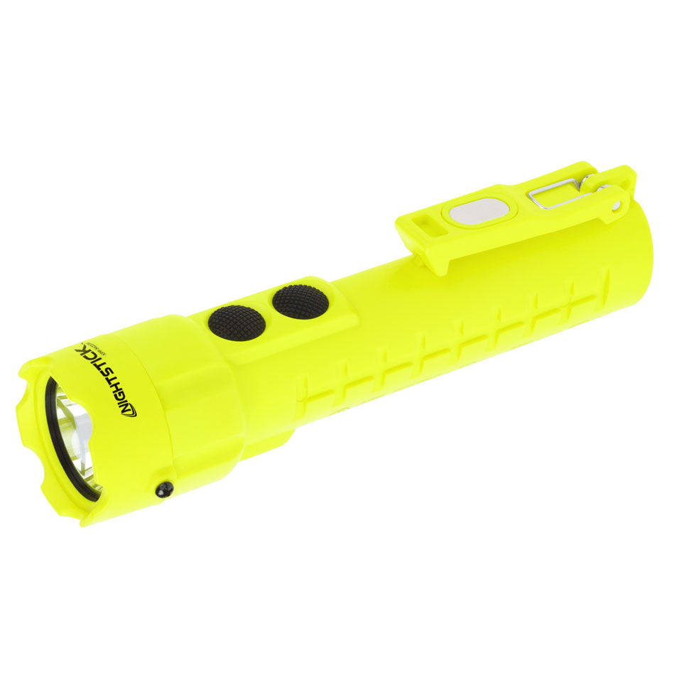 Nightstick - Intrinsically Safe Dual-Light Flashlight w/Magnets - 3 AA (not included) - UL913