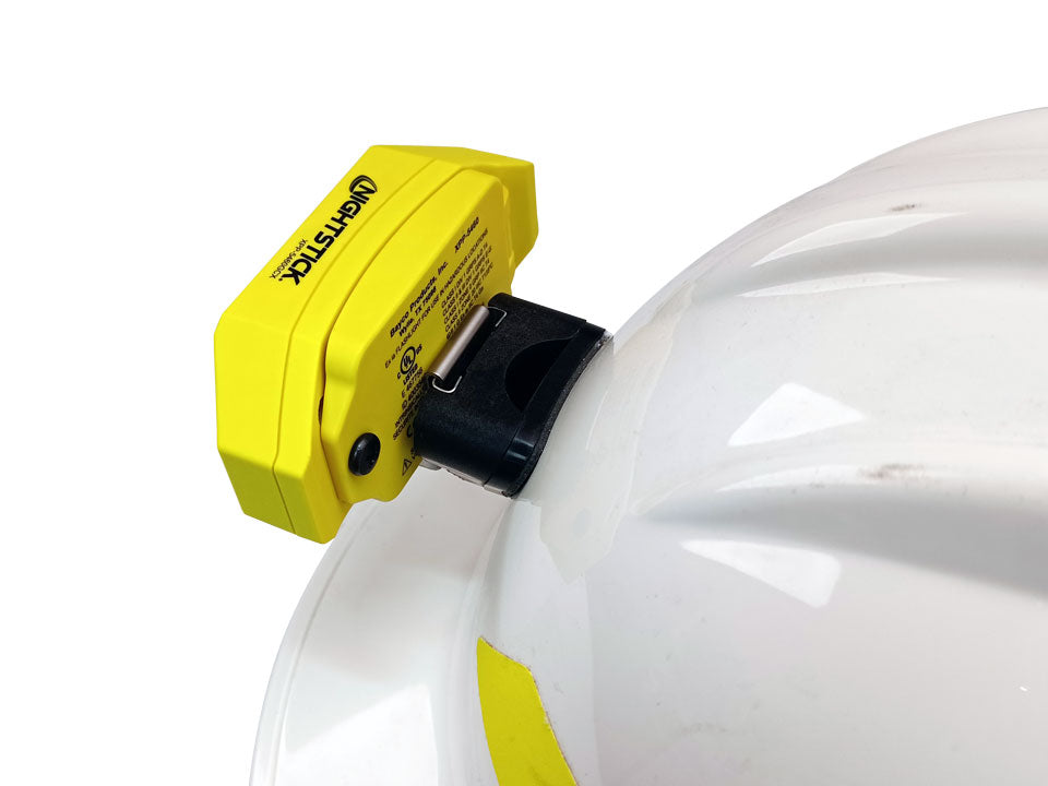 Nightstick - Intrinsically Safe Low-Profile Dual-Light Headlamp w/Zero-Band Mount - 3 AAA - Green - UL913 / ATEX