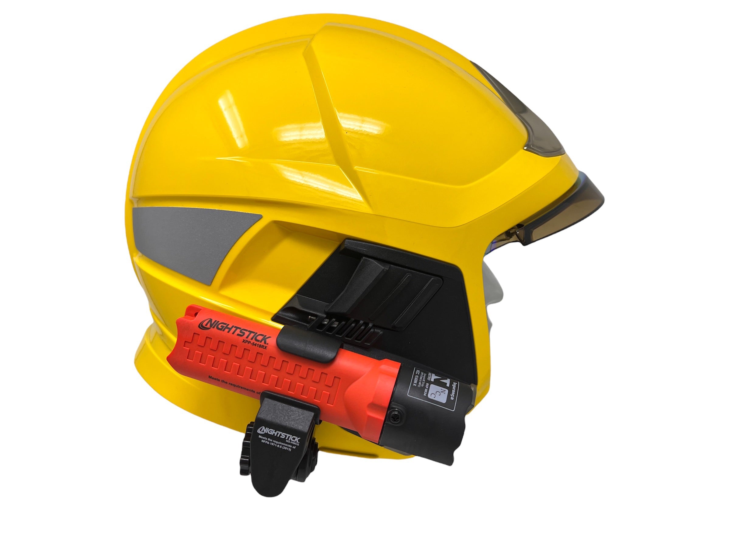 Nightstick - Intrinsically Safe Flashlight Kit w/Helmet Mounts - 3 AA (not included) - Red