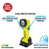 Nightstick - INTRANT™ Intrinsically Safe Dual-Light Angle Light - Li-Ion - Green - UL913 / ATEX