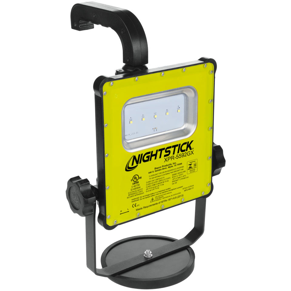 Nightstick - Intrinsically Safe Magnetic Scene Light w/Blow Molded Case - Li-Ion - Green - UL913 / ATEX