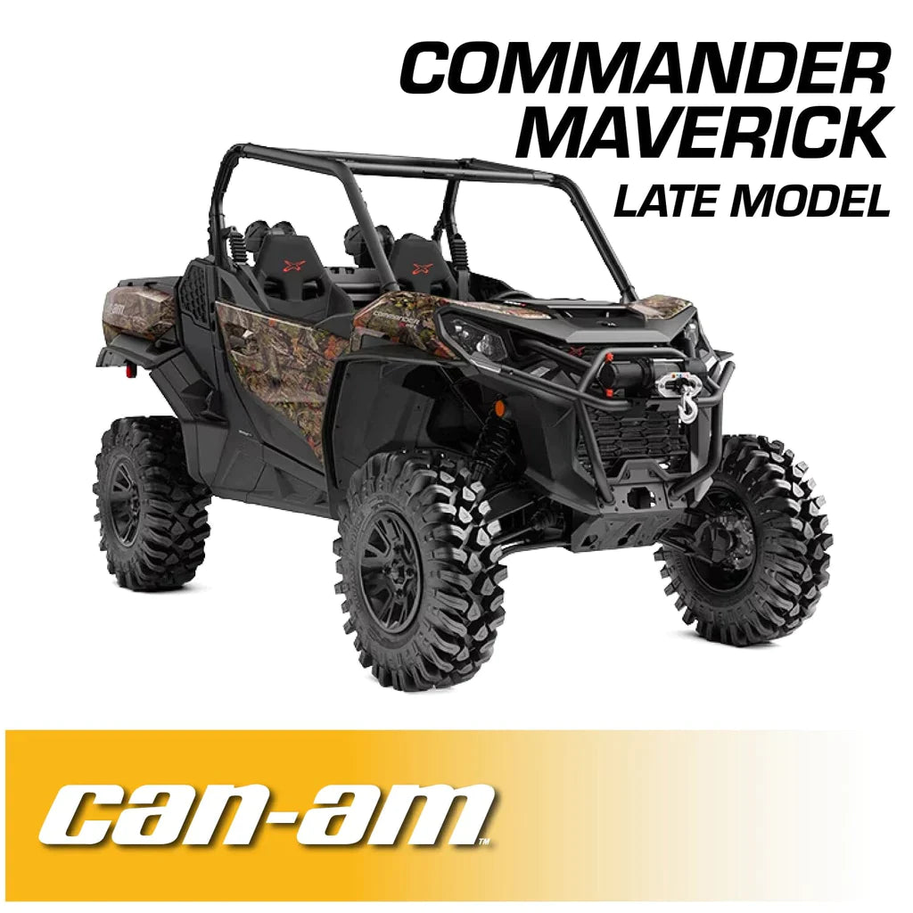Rugged Radios Can-Am Commander and Maverick Complete Communication Kit with Intercom and 2-Way Radio - Glove Box Mount - STX Stereo Intercom, M1 VHF Business Band Radio