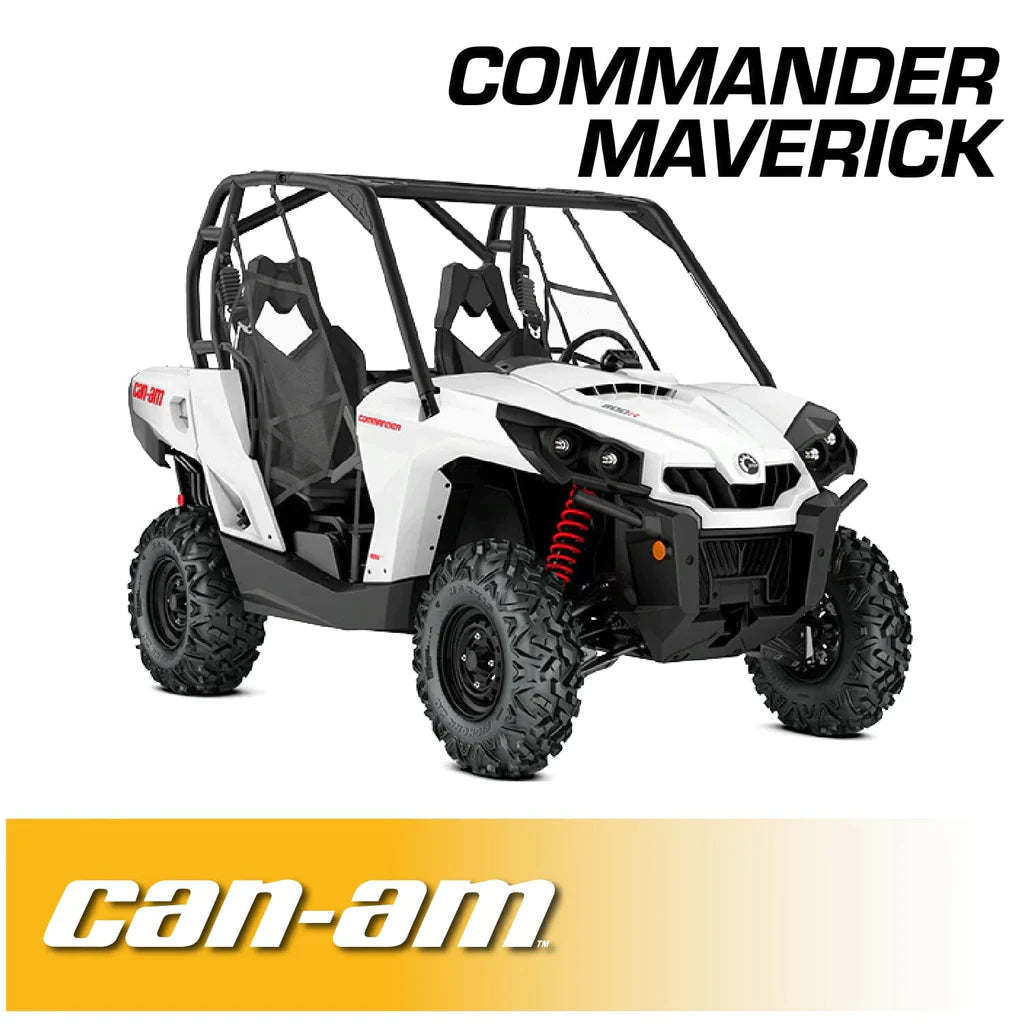 Rugged Radios Can-Am Commander and Late Model Maverick Complete Communication Kit with Intercom and 2-Way Radio - Dash Mount- 696 PLUS, M1 VHF Business Band Radio