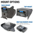 Rugged Radios Can-Am Maverick X3 Complete Communication Kit with Intercom and 2-Way Radio - 696 Plus Intercom, M1 VHF Business Band Radio, Top Mount