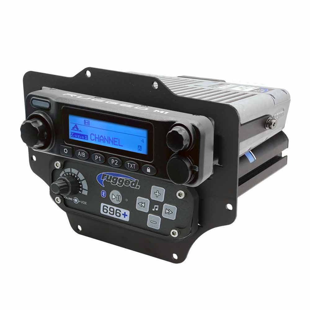Rugged Radios Honda Talon Complete Communication Kit with Intercom and 2-Way Radio - STX Stereo Intercom, G1 GMRS Radio