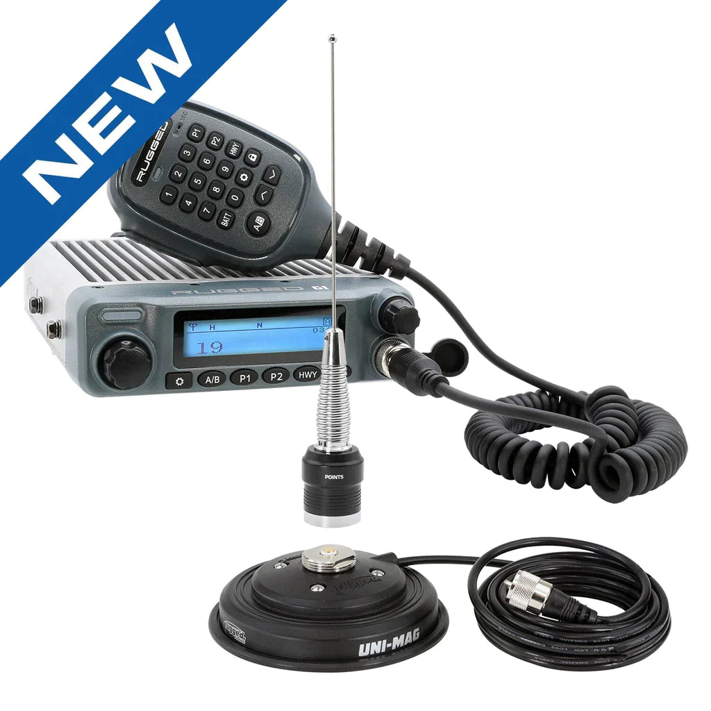 Rugged Radios Radio Kit - Rugged G1 ADVENTURE SERIES Waterproof GMRS Mobile Radio with Antenna