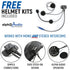 Rugged Radios Yamaha YXZ 1000R Complete Communication Kit with Intercom and 2-Way Radio- 696 Plus Intercom, G1 GMRS Radio