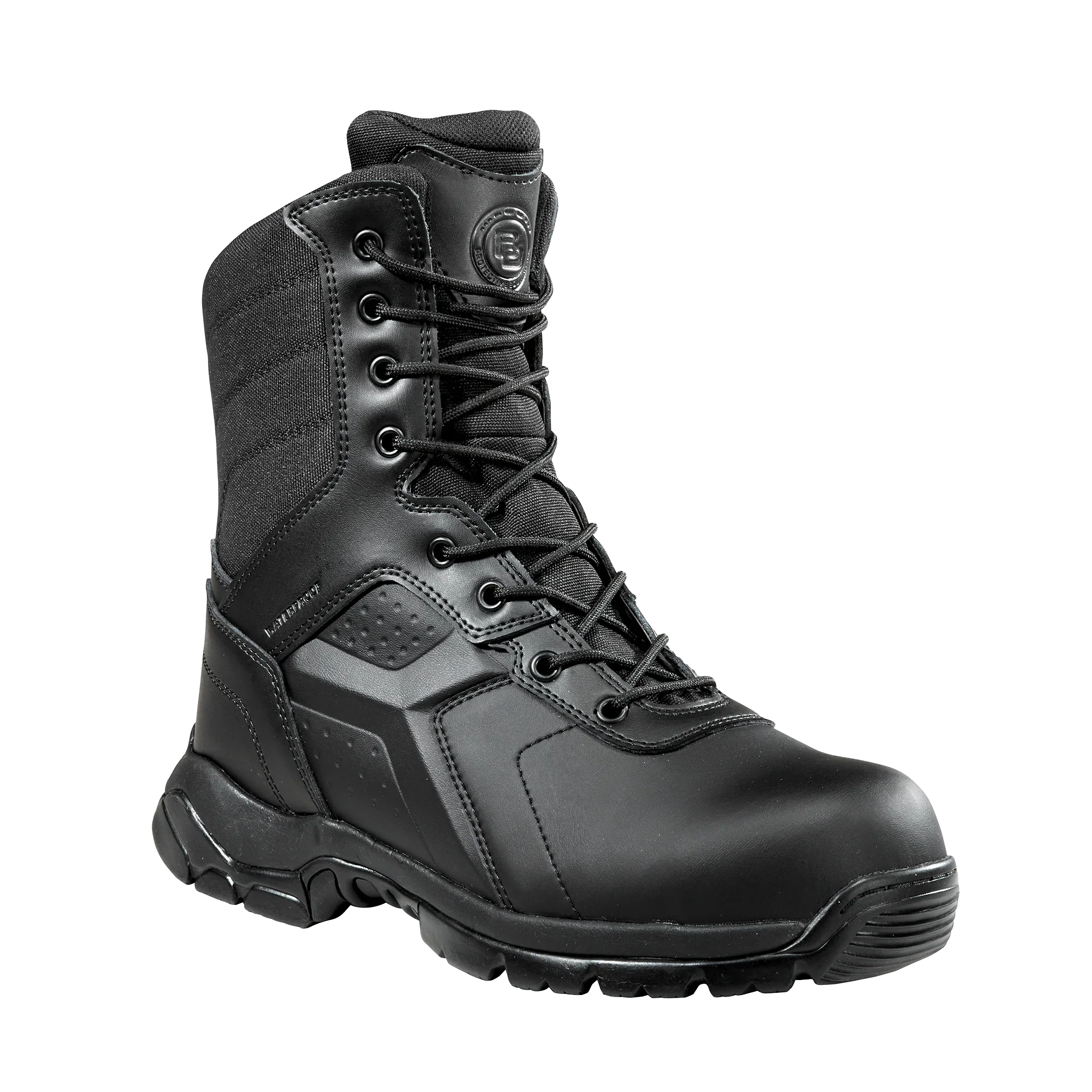 Tactical Black Boots with Safety Toe